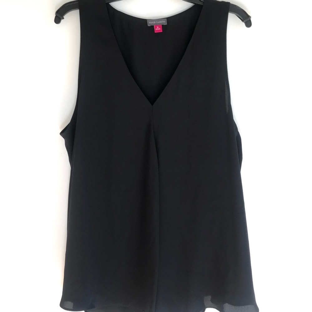 Vince Camuto black flowy blouse